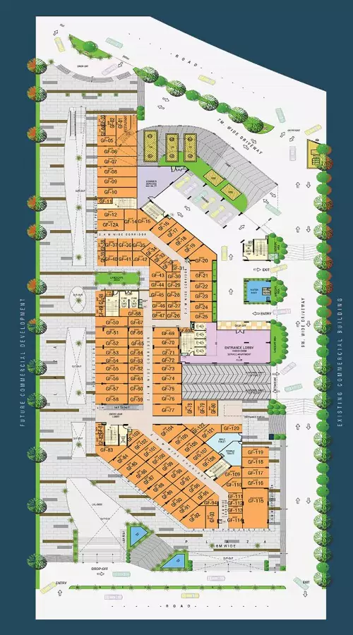 Gaur Yamuna City The Hub Floor Plan