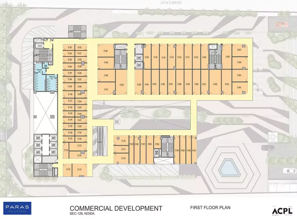 Paras Avenue First Floor Plan