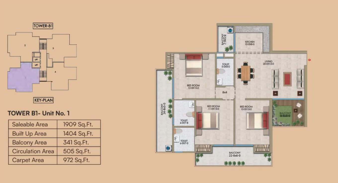 Renox Thrive Floor Plan