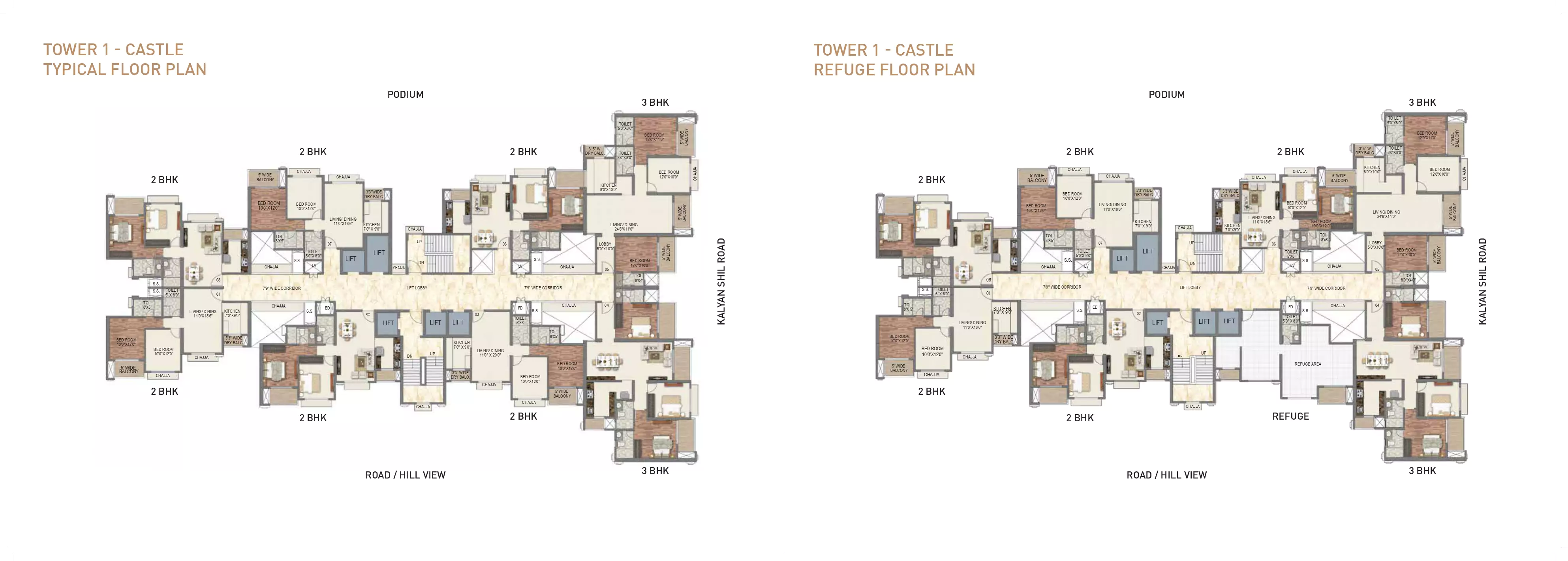 Sai World Dreams 2 BHK Floor Plan