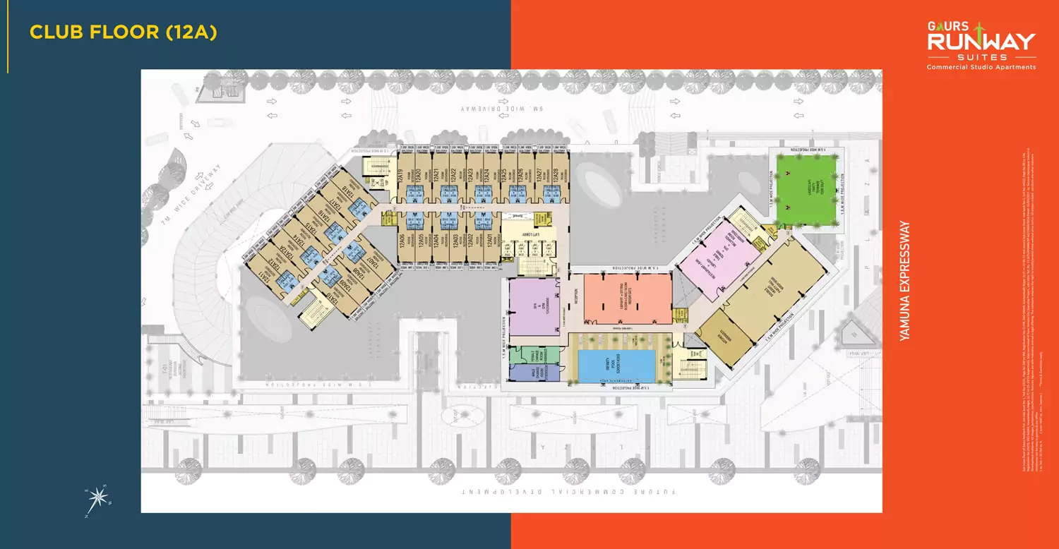 Gaurs Runway Suites Floor Plan