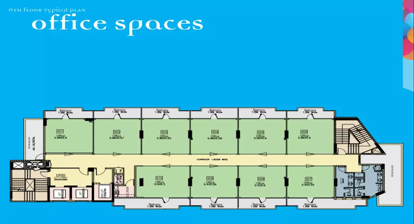 SS Omnia Sixth Floor Plan