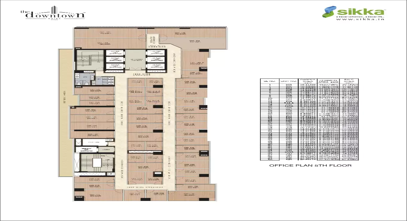 Sikka Mall of Noida Floor Plan