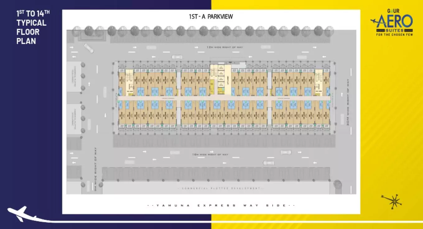 Gaur Aero Suites Floor Plan
